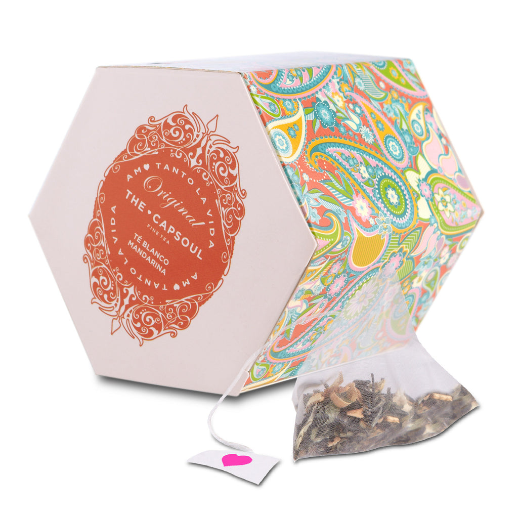 Pirámides Té Blanco Mandarina