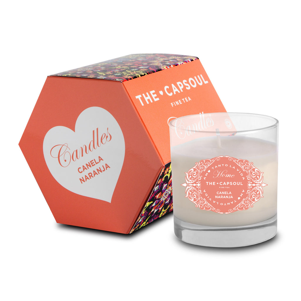 Vela Canela Naranja