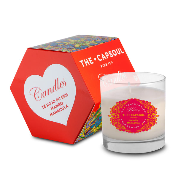 Vela Té Rojo Mango Maracuyá